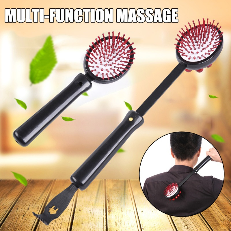 Back Massage Hammer Knock Massage Stress Fatigue Relief Handle Wood ...