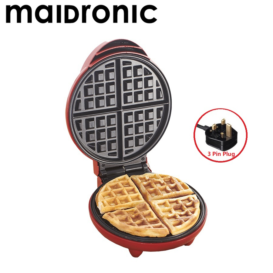 Aicook X Maidronic 20CM Bigger Size 1200W Waffle Maker Machine Electric Non-Stick Waffle Maker DIY Cake Baking Breakfast