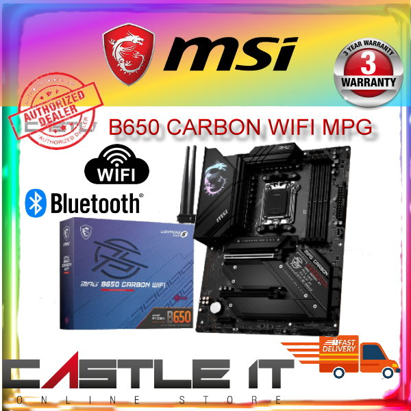MSI B650 CARBON WIFI MPG AMD AM5 Motherboard for RYZEN 7000 Series DDR5