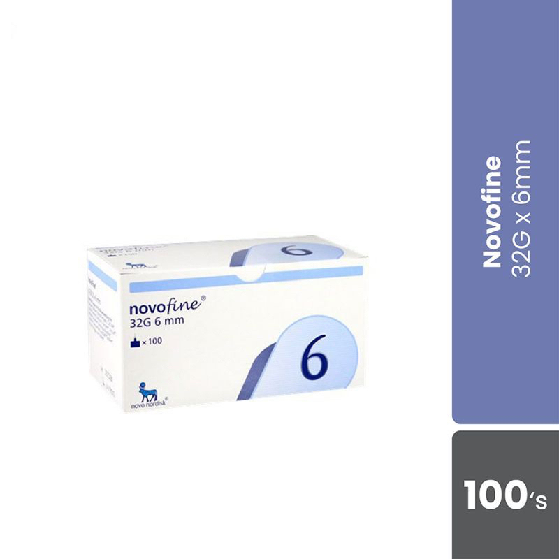 Novofine Insulin Pen Needles 32G 6mm 100'S (Exp: 04/24) | Shopee Malaysia