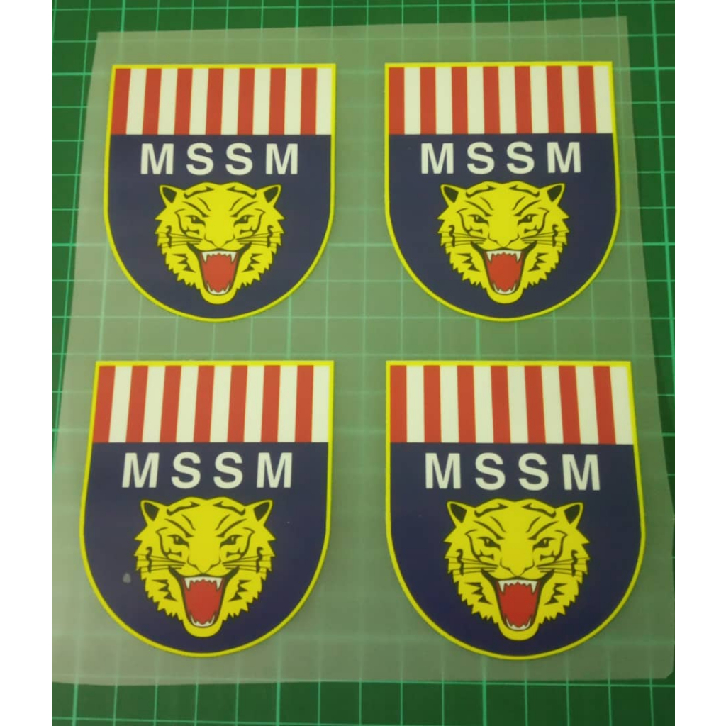 LOGO MSSM & Negeri-Negeri (Ready Stock Iron On Sticker)