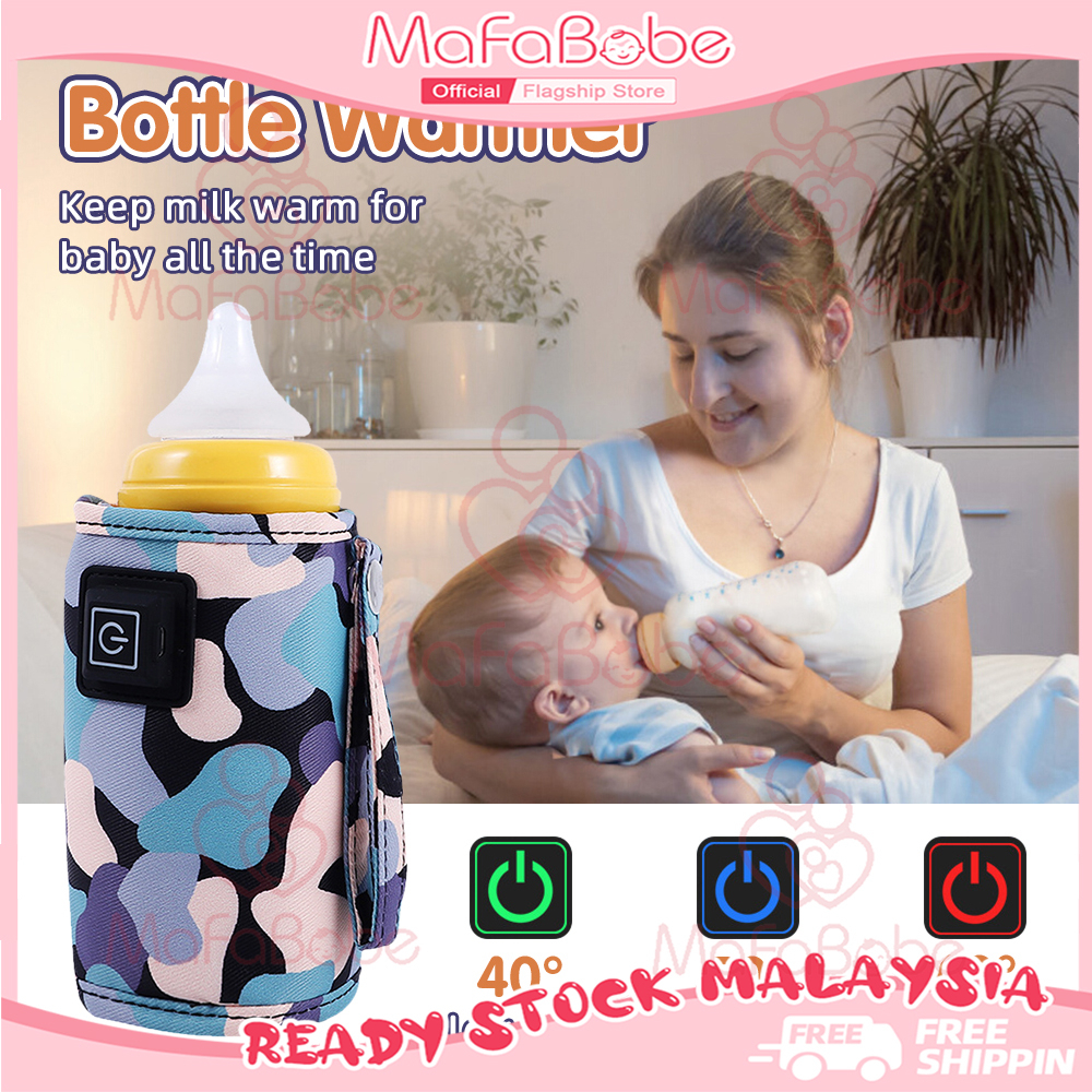 USB Baby Portable Milk Warmer Bottle Heater Bag Travel Insulation