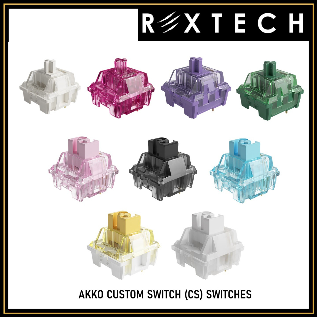 Akko CS Switches [Sponge/Lavender Purple/Matcha Green/Ocean Blue