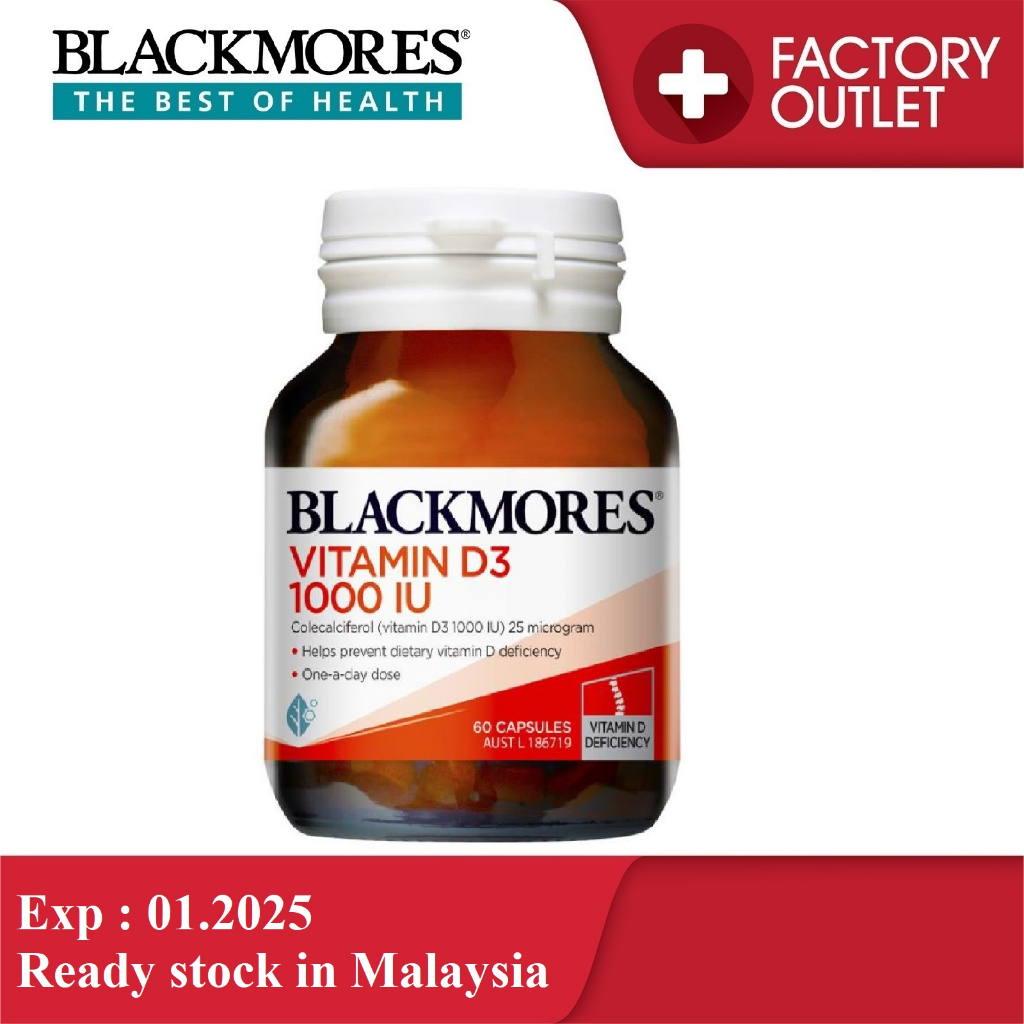 Blackmores Vitamin D3 1000IU 60 Capsules | Shopee Malaysia