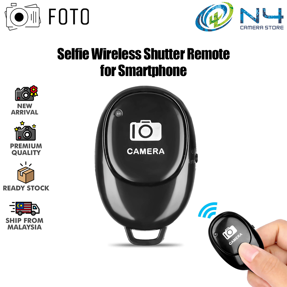 FOTO Premium Quality Wireless Bluetooth Phone Selfie Shutter Release Camera Remote Control