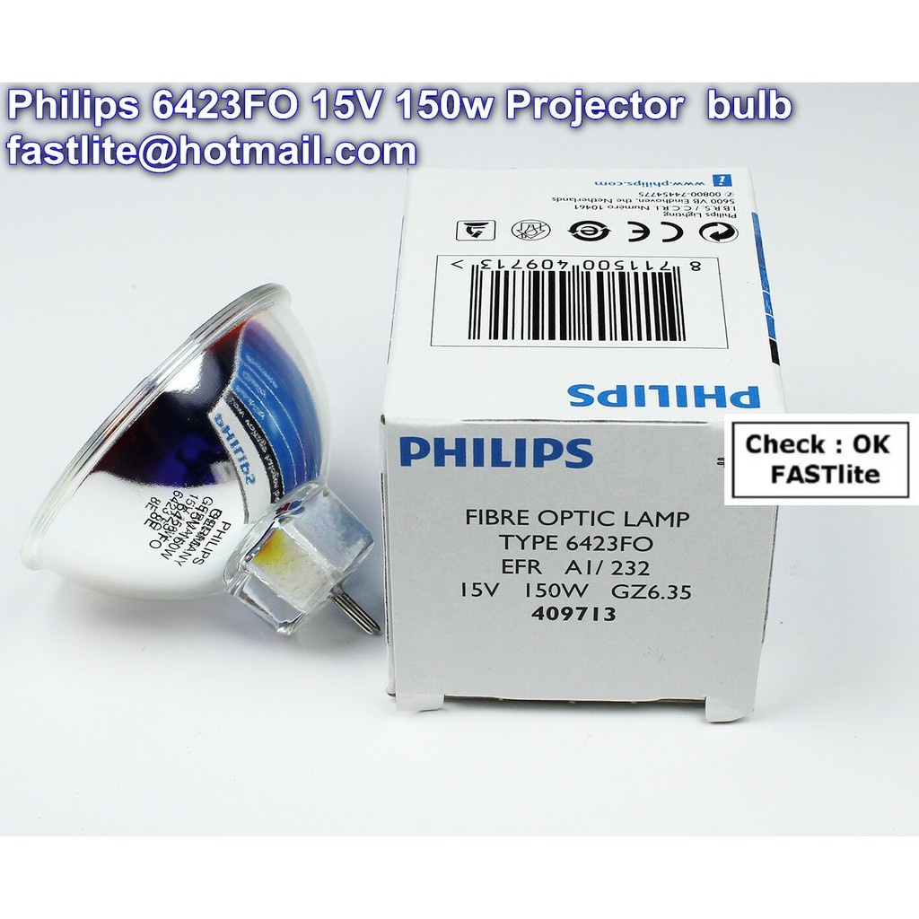 Philips 6423FO EFR 15v 150w Fibre Optic bulb (made in Germany) Shopee