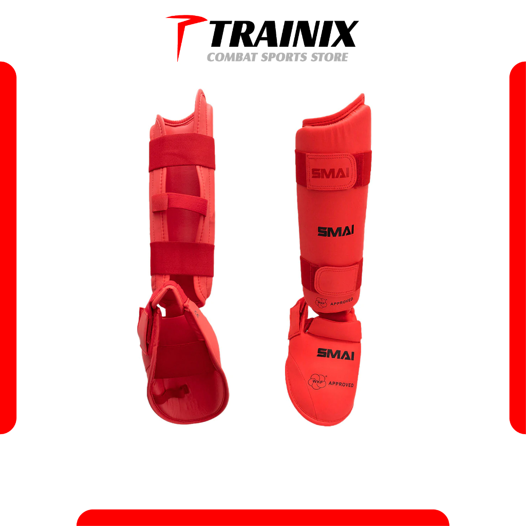 SMAI Karate Shin Instep Guard WKF Approved Baju Silat Sport Uniform