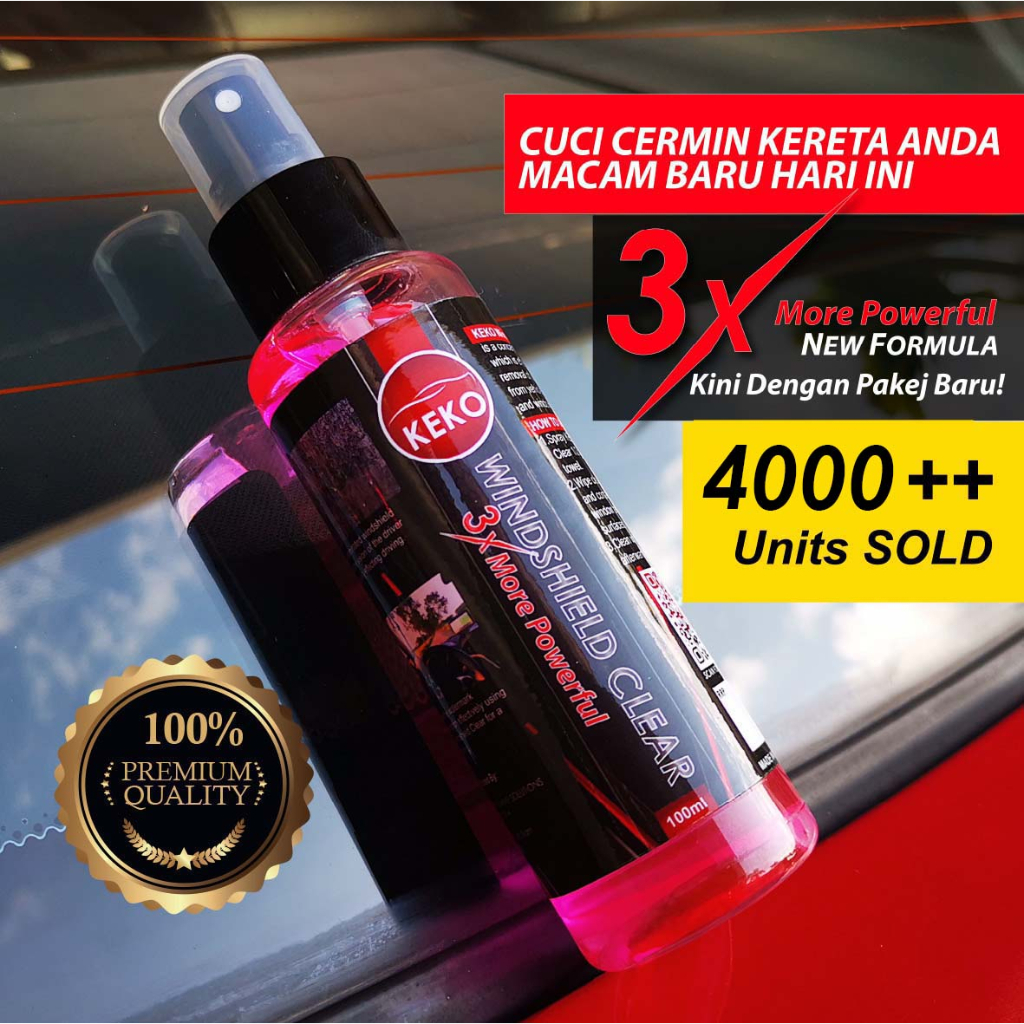 Watermark Remover Car Glass Aksesori Kereta Mirror Assesories Cermin