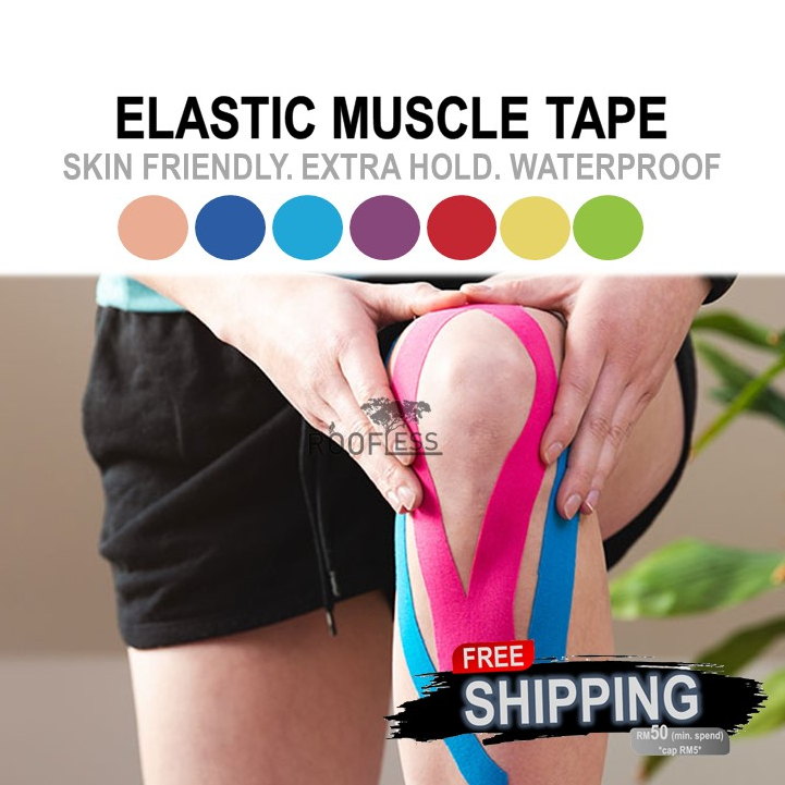 ROOFLESS Kinesiology Tape Sport & Therapy Original Kinesology Tape Kinesio Sport Tape Strapping