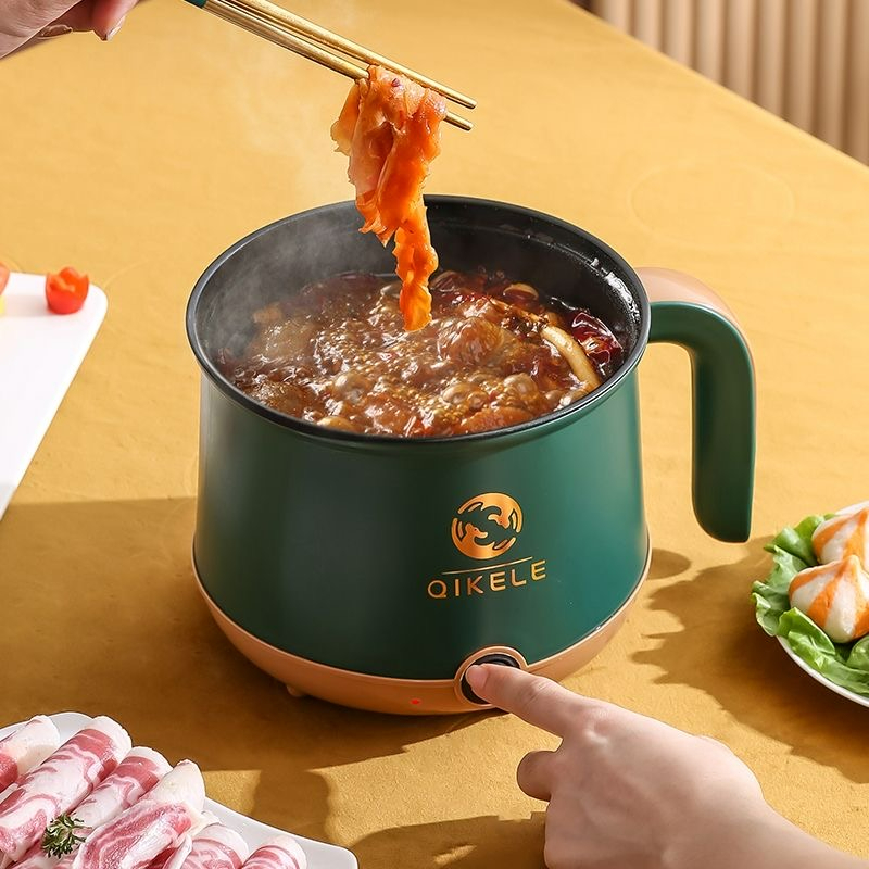 高品质，宿舍小电锅饭煲，煮面 炒饭 推荐 Portable Small Cooker multi function Nonstick Skillet Electric Hot Pot rice