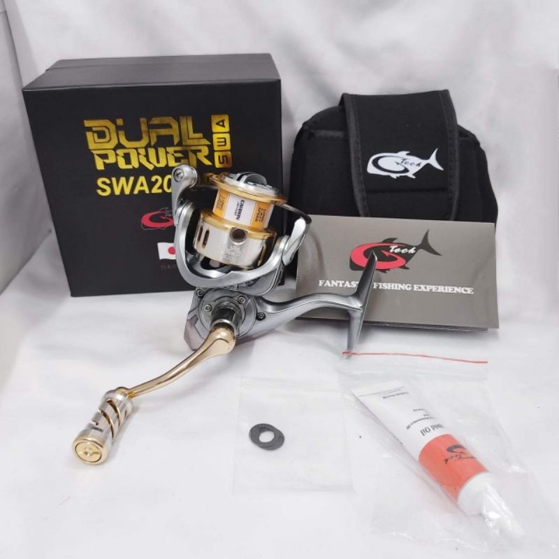 GTECH DUAL POWER SWA NEW MODEL 2022 FISHING REEL MESIN PANCING HEAVY