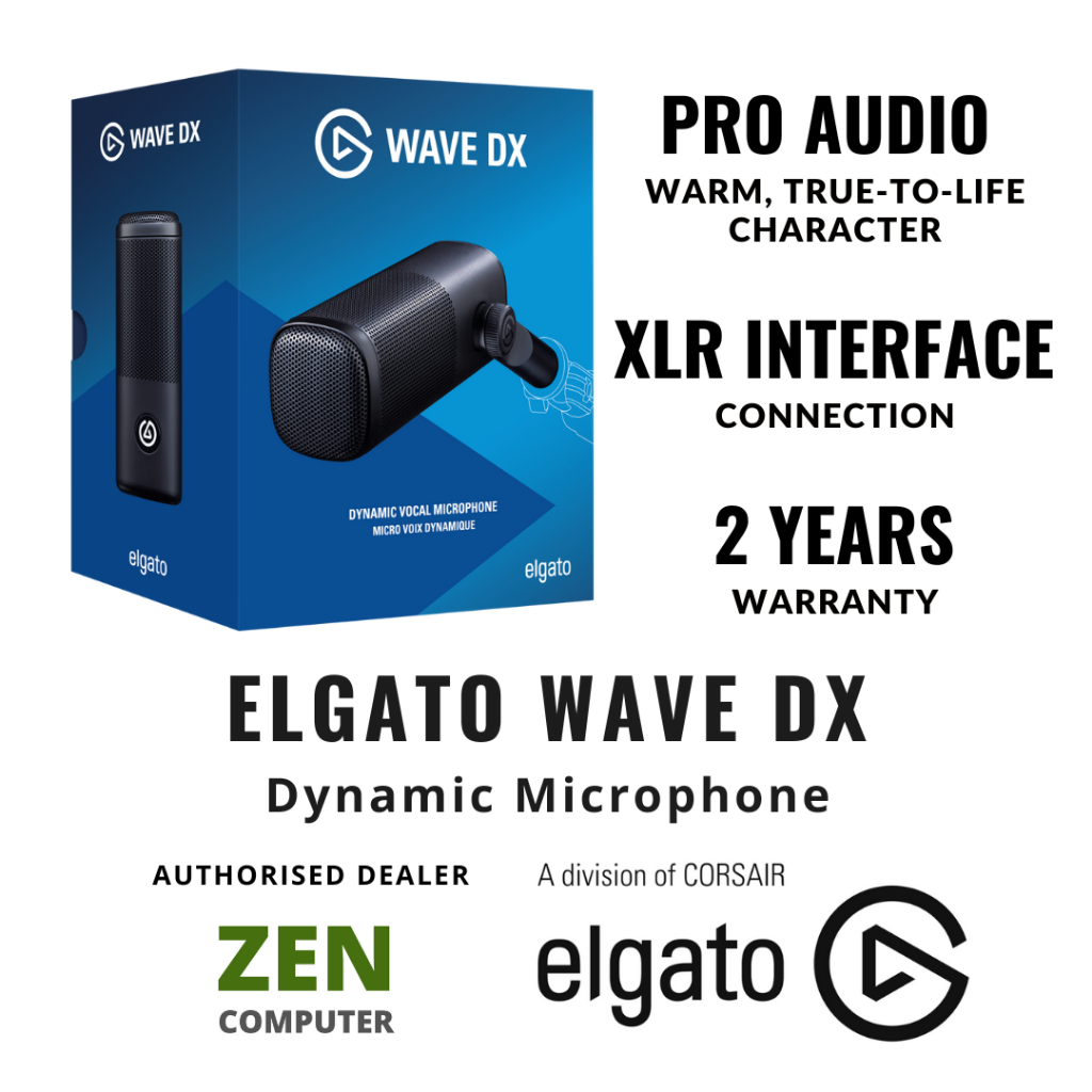 # ELGATO Wave DX (Dynamic Microphone for Content Creators/Streamers) #