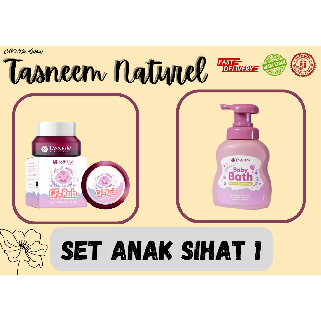 Tasneem Naturel / Baby Care / Anak Sihat / Batuk Selsema Demam