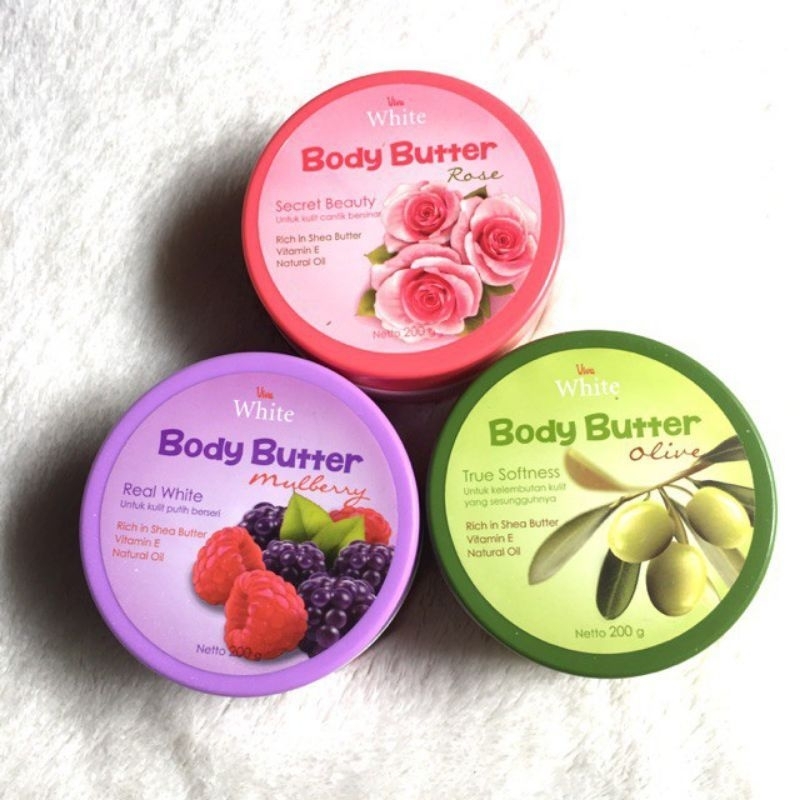 Viva White Body Butter 200gr Shopee Malaysia