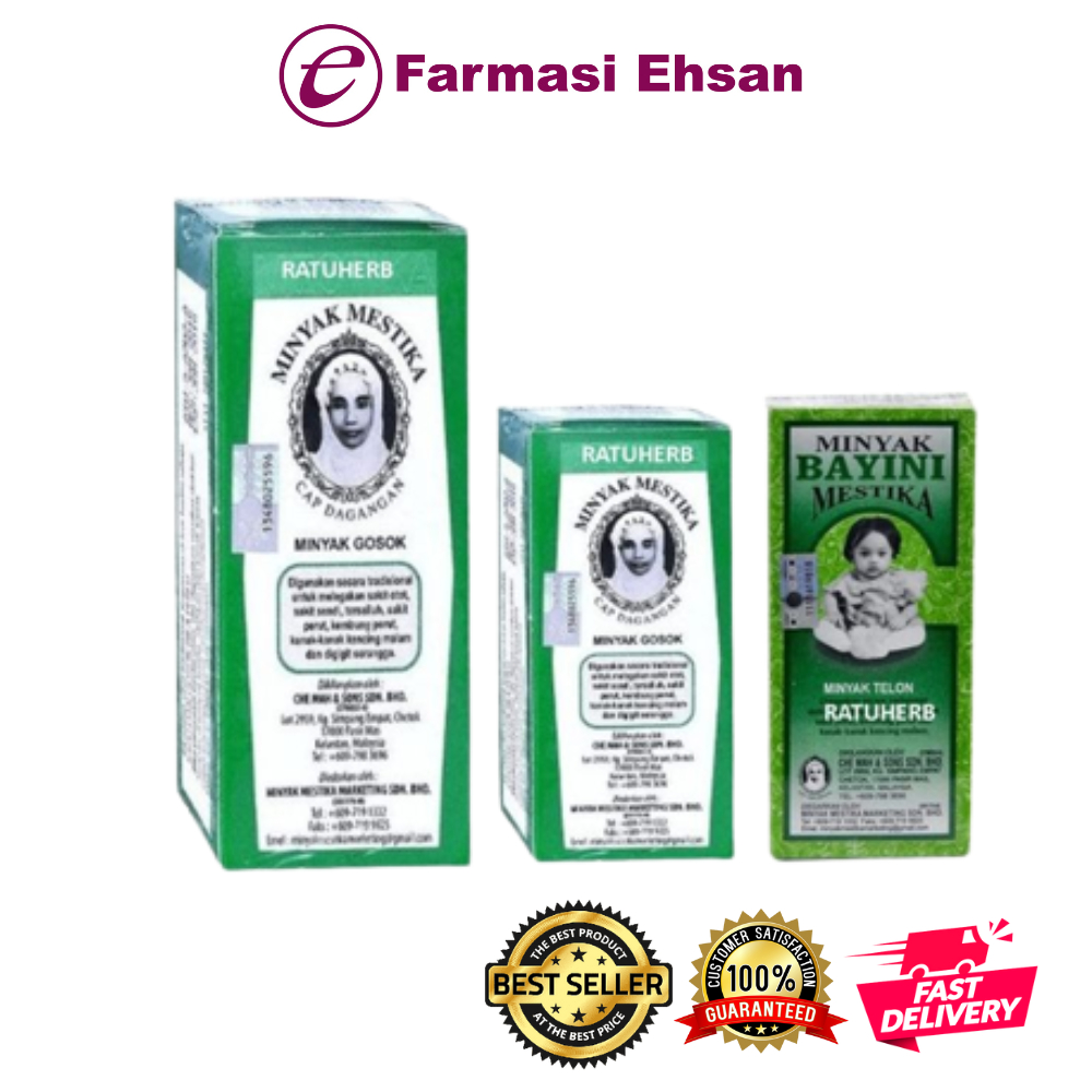[OFFER!] MESTIKA Minyak Gosok Urut Angin Tradisional dan Bayini Telon untuk Bayi | Massage Oil Body