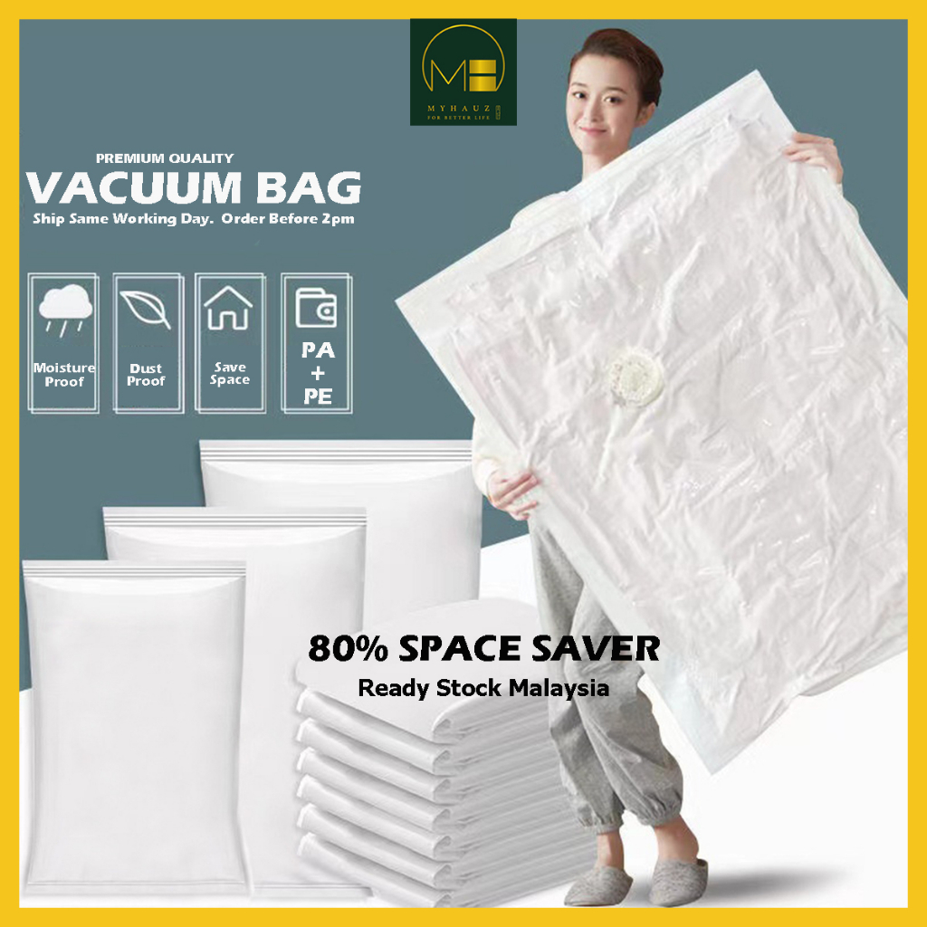 Vacuum Bag Travel Storage Bag Resealable Vaccum Compression Bag 压缩袋 Vacum Bag