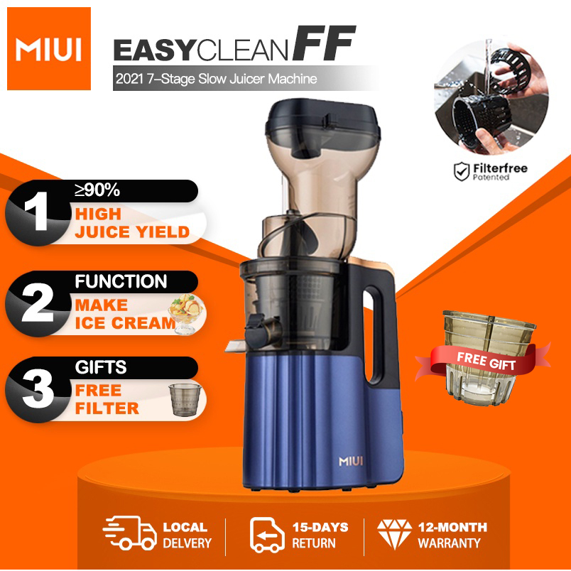 [Authentic]MIUI Slow Juicer FF5 Signature B05B Electric Fruit Juicer 150W Fruit Extractor Blender Slow Cold Press Juicer