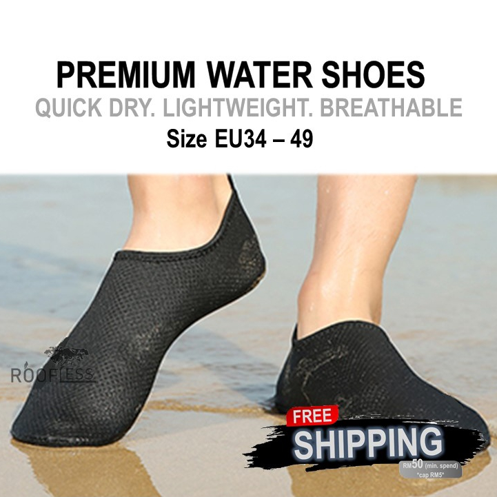 ROOFLESS Water Shoes Men Beach Shoes Swimming Shoes Aqua Shoes For ...