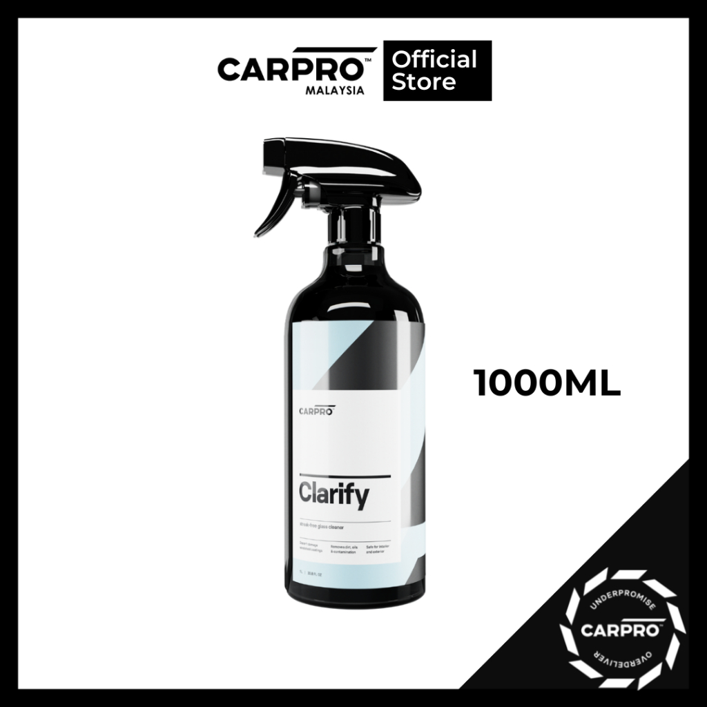 CARPRO Clarify (1L) - Streak-Free Glass Cleaner - Safe to use on glass coating