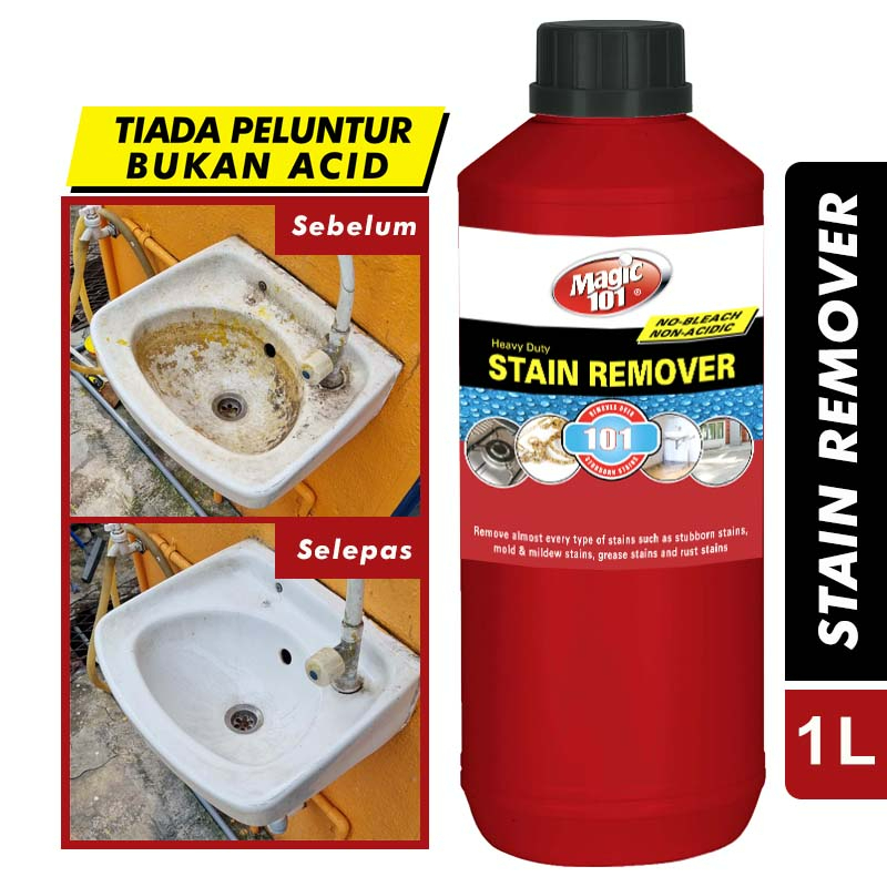 Magic 101 Heavy Duty Stain Remover 1 Liter Shopee Malaysia