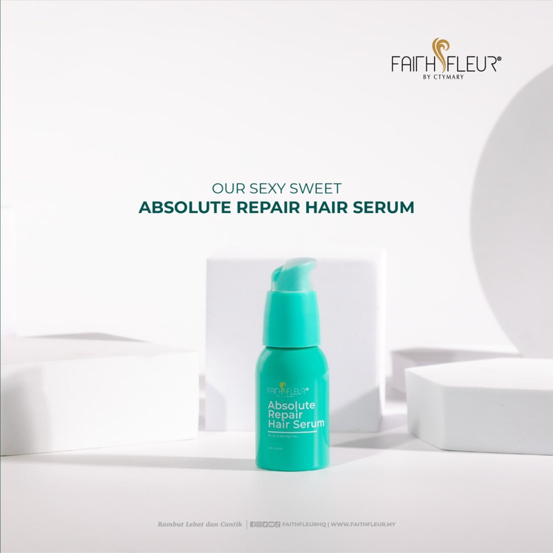 ABSOLUTE REPAIR HAIR SERUM FAITH FLEUR [ORIGINAL HQ] Shopee Malaysia