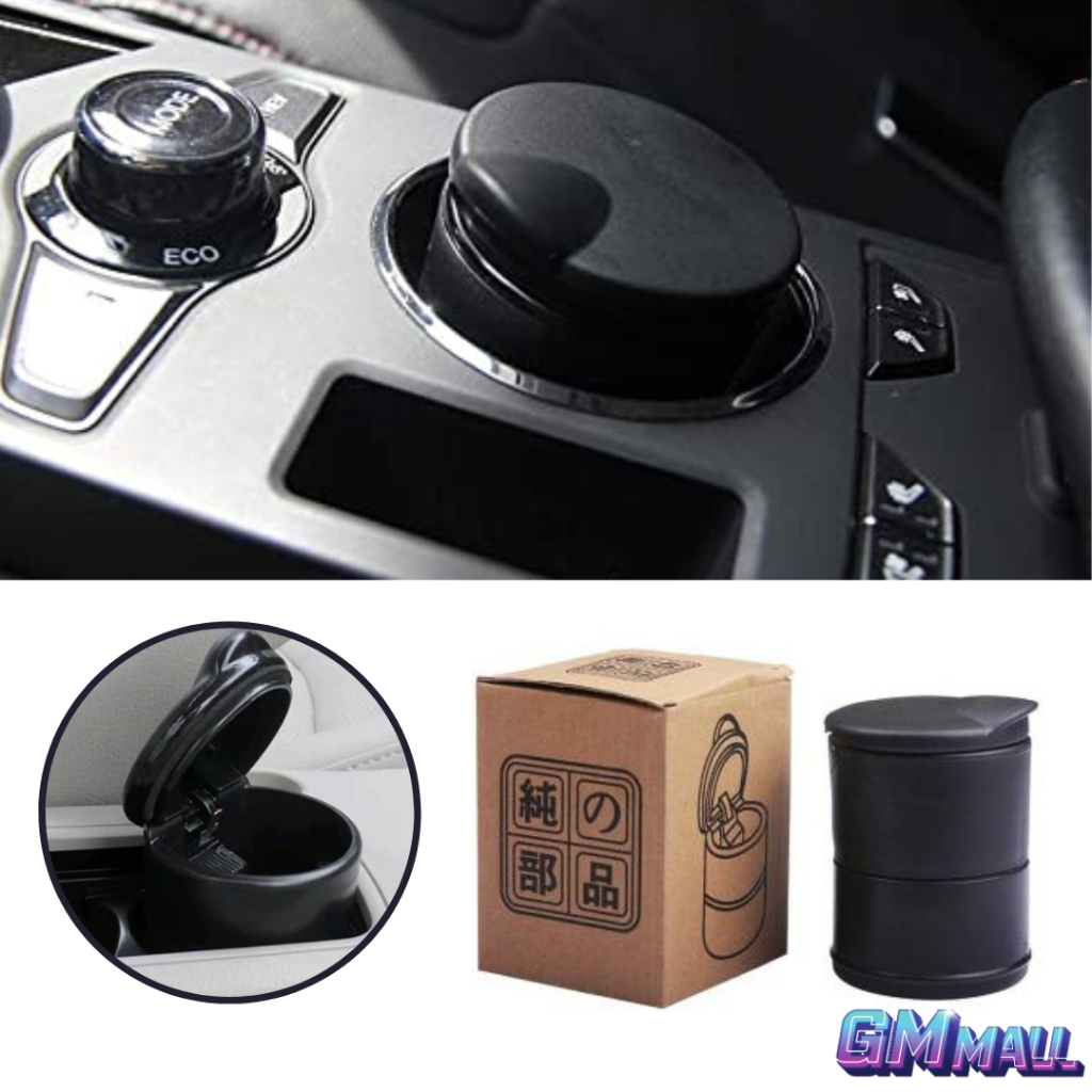 CAR CIGARETTE ASHTRAY Car Dustbin Rubbish Trash Bin Ceiling Coins Portable Cup Holder auto ashtray Asbak Kereta saga