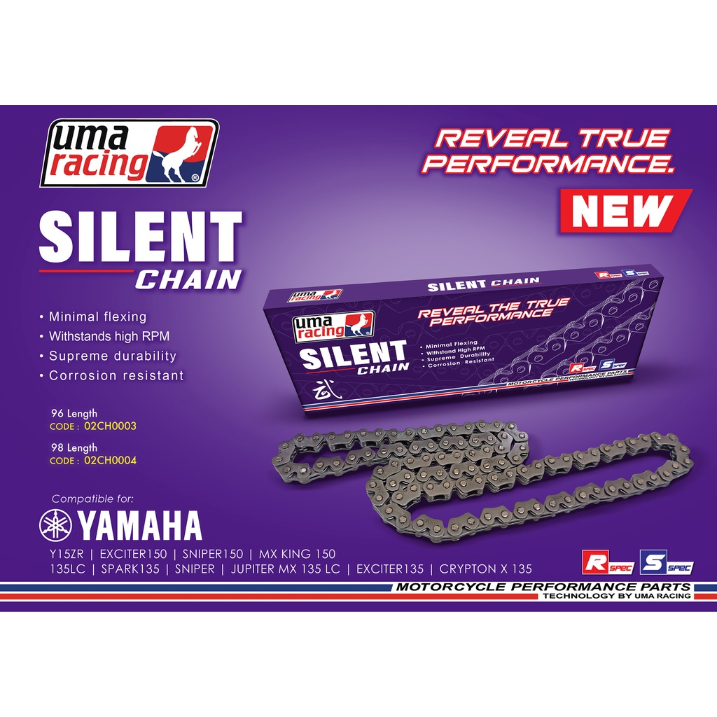 Uma Racing Silent Chian / Timing Chain Yamaha Y15 / LC135 96L /98L