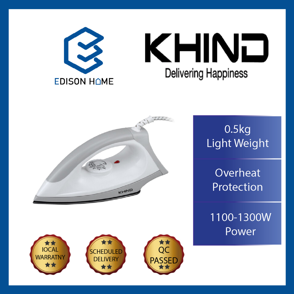 Khind Electric Iron EI405 REPLACE EI402 EI-402 Seterika elektrik 熨斗 random colour