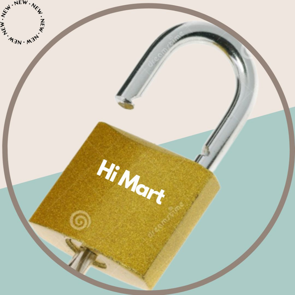 Hi Mart Security Padlocks Pad Lock Master Key House Lock Door Lock