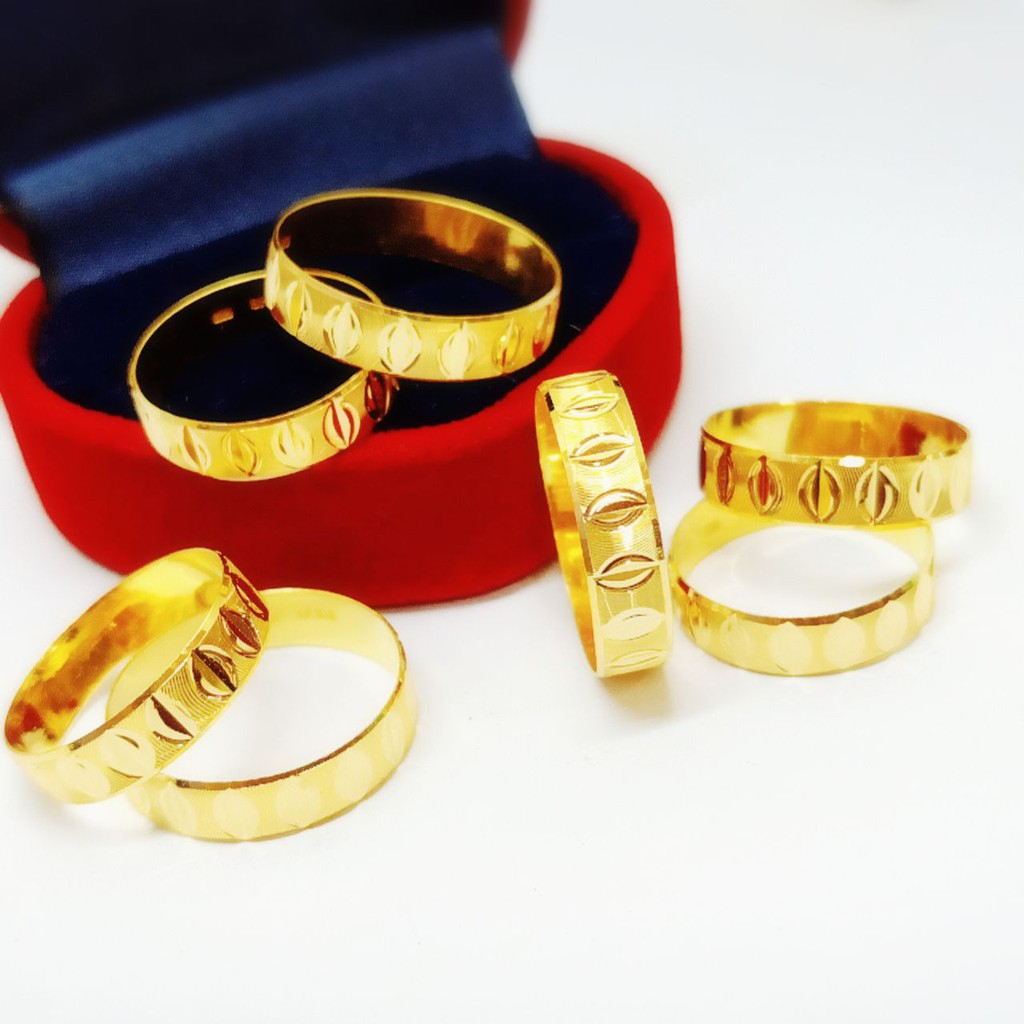 (Ready stock) Cincin belah rotan used/preloved emas 916