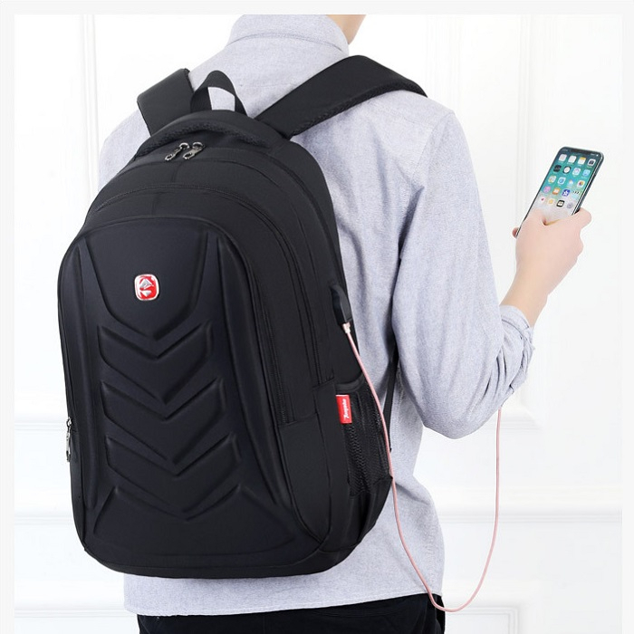 Jumahe new large-capacity student schoolbag going out business style computer backpack leisure travel backpack