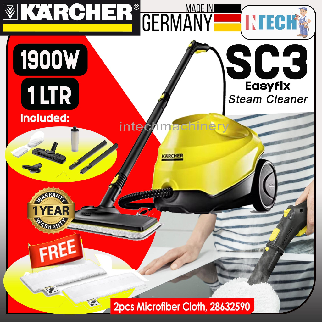 KARCHER SC3EASYFIX STEAM CLEANER (SC3 EASYFIX) F.O.C MICROFIBER CLOTH 28632590 Shopee Malaysia