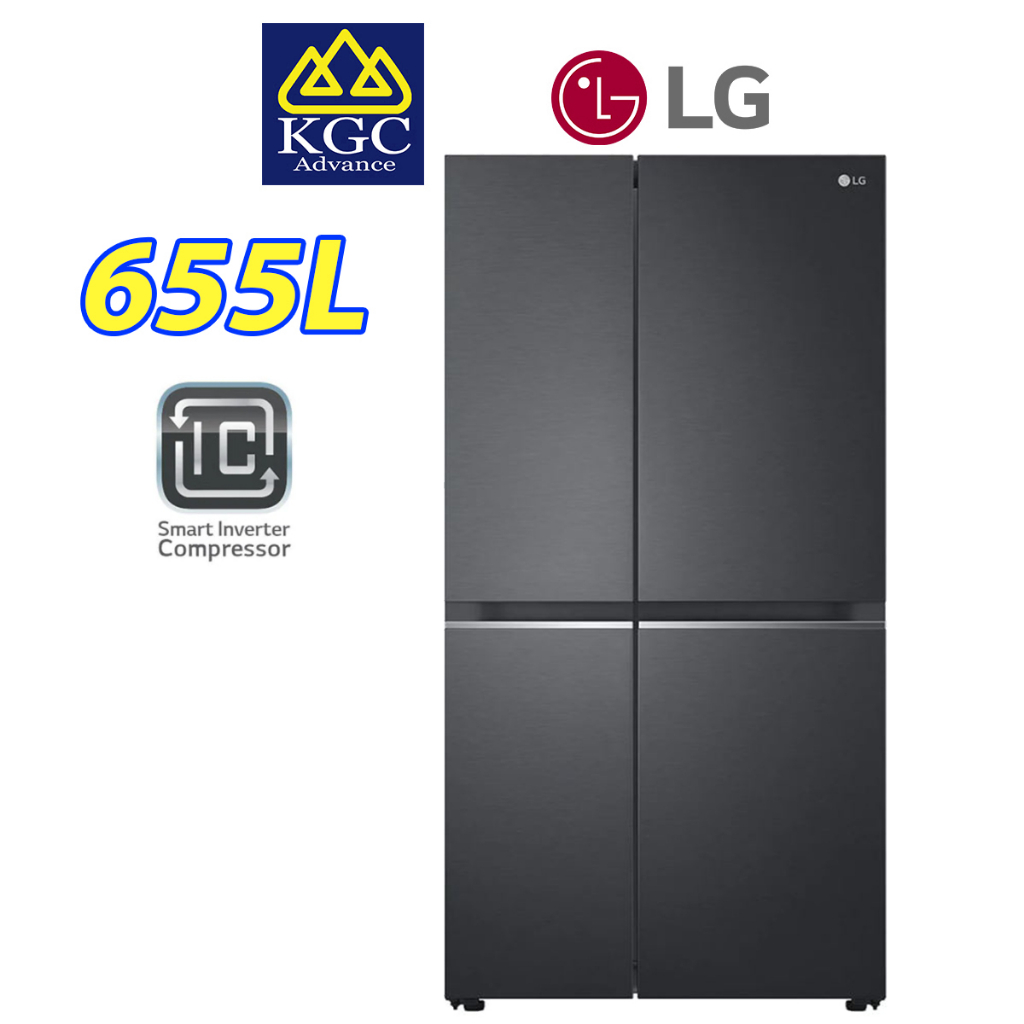 [Free Installation] LG SidebySide Fridge in Matte Black Finish