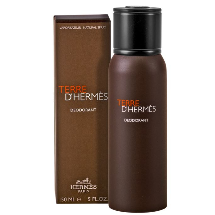 Terre D' Hermes By Hermes For Men. Deodorant Natural Spray 5.0 Oz / 150