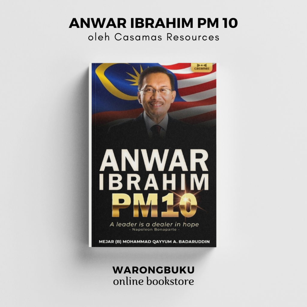 Casamas - Anwar Ibrahim PM 10 (2023) | buku anwar ibrahim