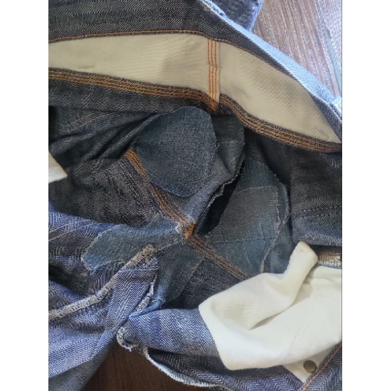 Iron Heart Double Knee Non Selvedge jeans Shopee Malaysia