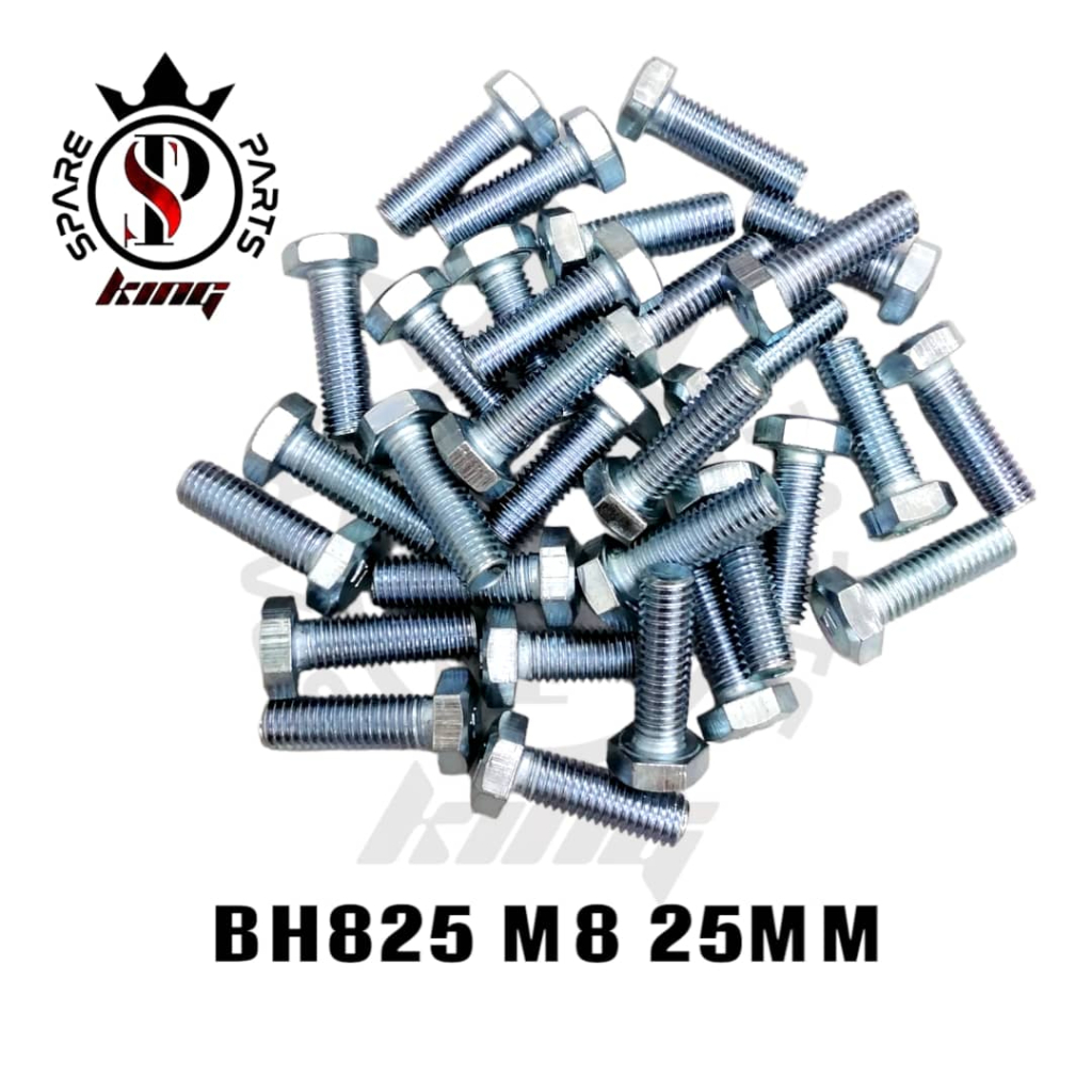 1Pack 100PCS M8 Hex Flange Bolt Stainless Steel Bolt Skru Hexagon BH825 ...