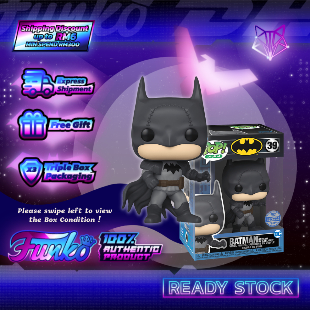 [ READY STOCK ] Funko Pop ! DC FUNKO NFT Batman Gaslight Limited Edition 2050 Piece