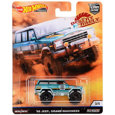 Hot Wheels Premium Car Culture 88 Jeep Grand Wagoneer Desert Rally 2019