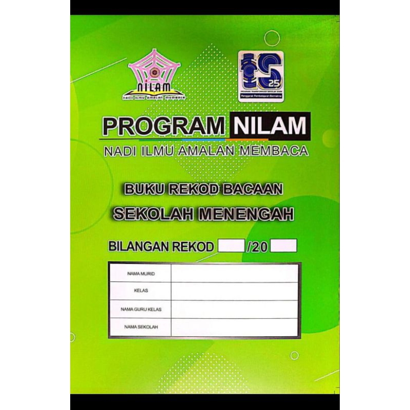 Buku rekod nilam SMK (Format terkini) | Shopee Malaysia