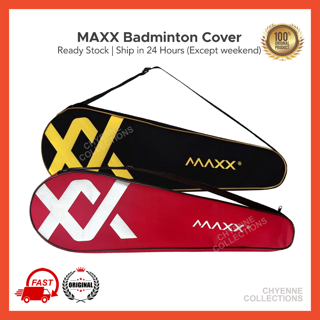Maxx Badminton Cover for Adult Racket (Padded) with Adjustable Strap ...