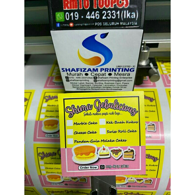 Sticker Label 4CM 100pcs | Shopee Malaysia