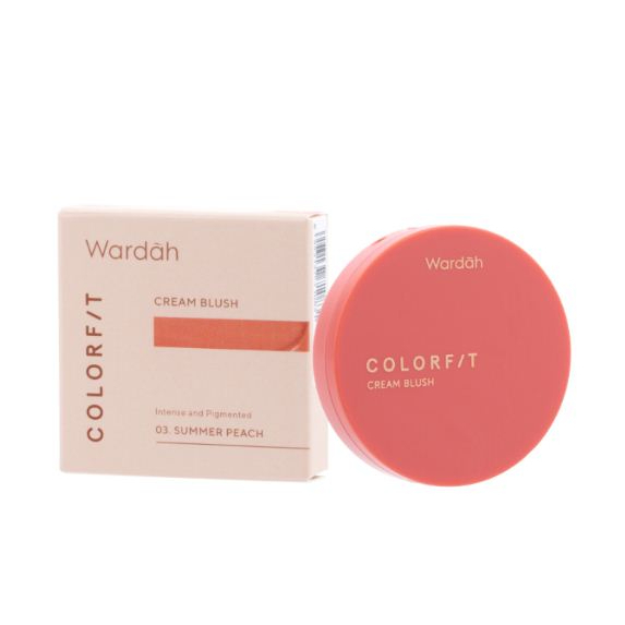 Wardah Colorfit Cream Blush 3g Cream Blusher