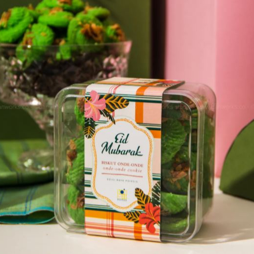 Bekas Kuih Raya Petak Size S,M,L tanpa sticker (BPS688 2708 2706