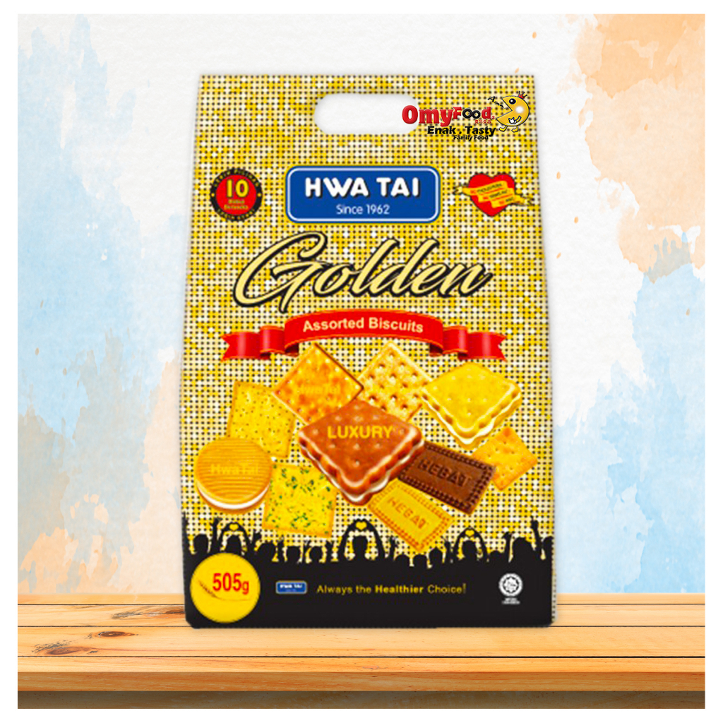 505g Hwa Tai Golden Assorted Biscuits [OmyFood] Shopee Malaysia
