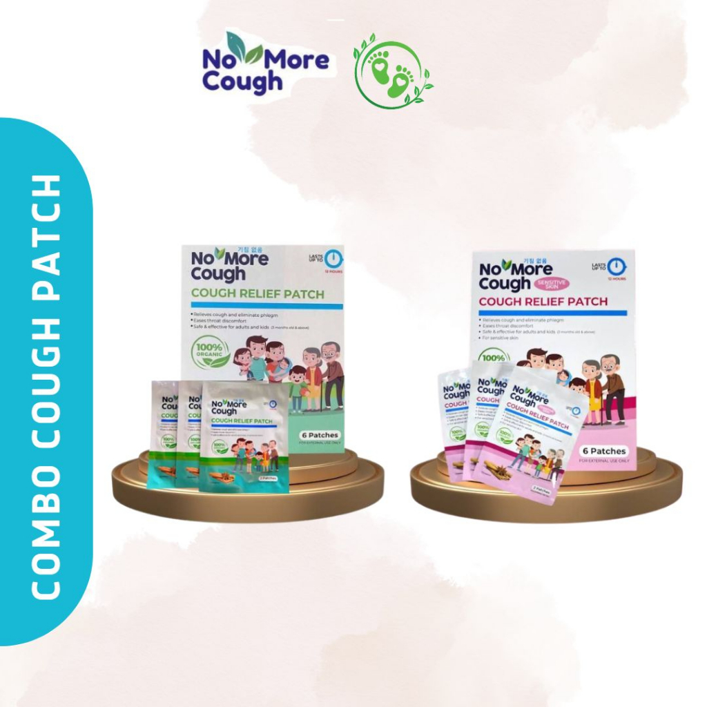 [READY STOCK] NO MORE COUGH Relief Patch For Baby And Kids Pelekat