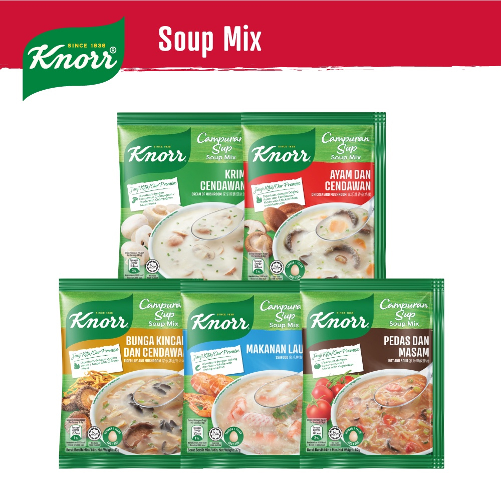 Knorr Oriental Instant Soup Sachet Soup Mix 37g 43g 58g 62g Shopee Malaysia 4337