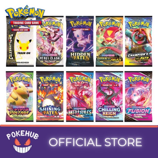 Pokemon TCG: Sword & Shield Series Booster Pack - Fusion Strikes ...