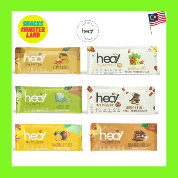 Heal Single Sachet Protein Shake Powder HALAL Certified Whey Protein/Pea Protein Suitable for