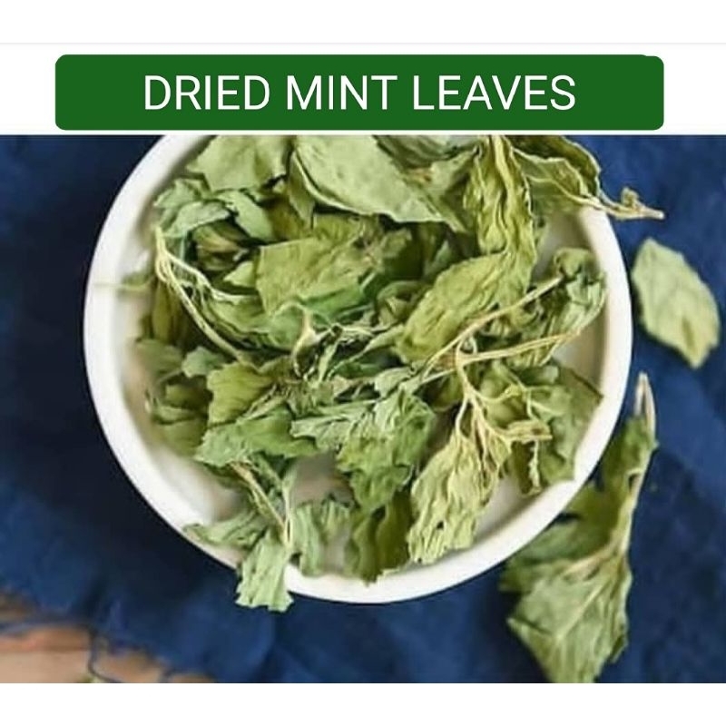 DRIED MINT LEAVES/Daun Pudina Kering/teh pudina/Pudina Berkualiti Premium/Culinary Mint/Mint Seasoning/Malaysian Herbs